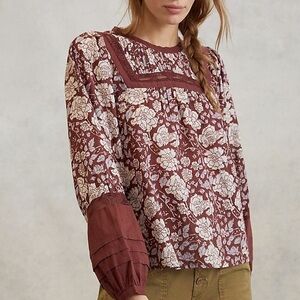 Cleobella Rafia Lace Blouse